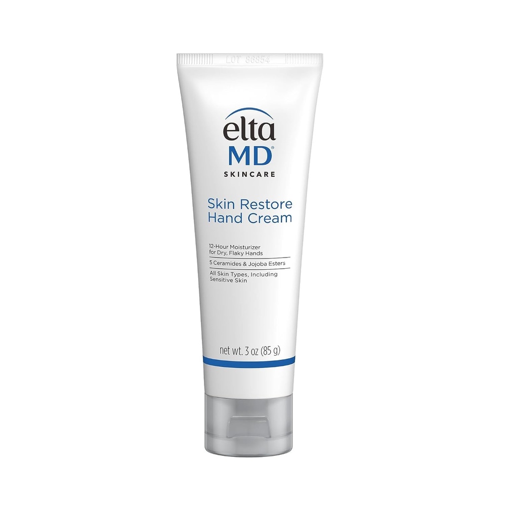 image:imageEltaMD Skin Restore Hand Cream Ceramide Moisturizer for Dry Skin 25 oz  Repairs Dry Cracked Chapped Hands Made with Ceramides and Hyaluronic Acid Dermatologist Recommended FragranceFree