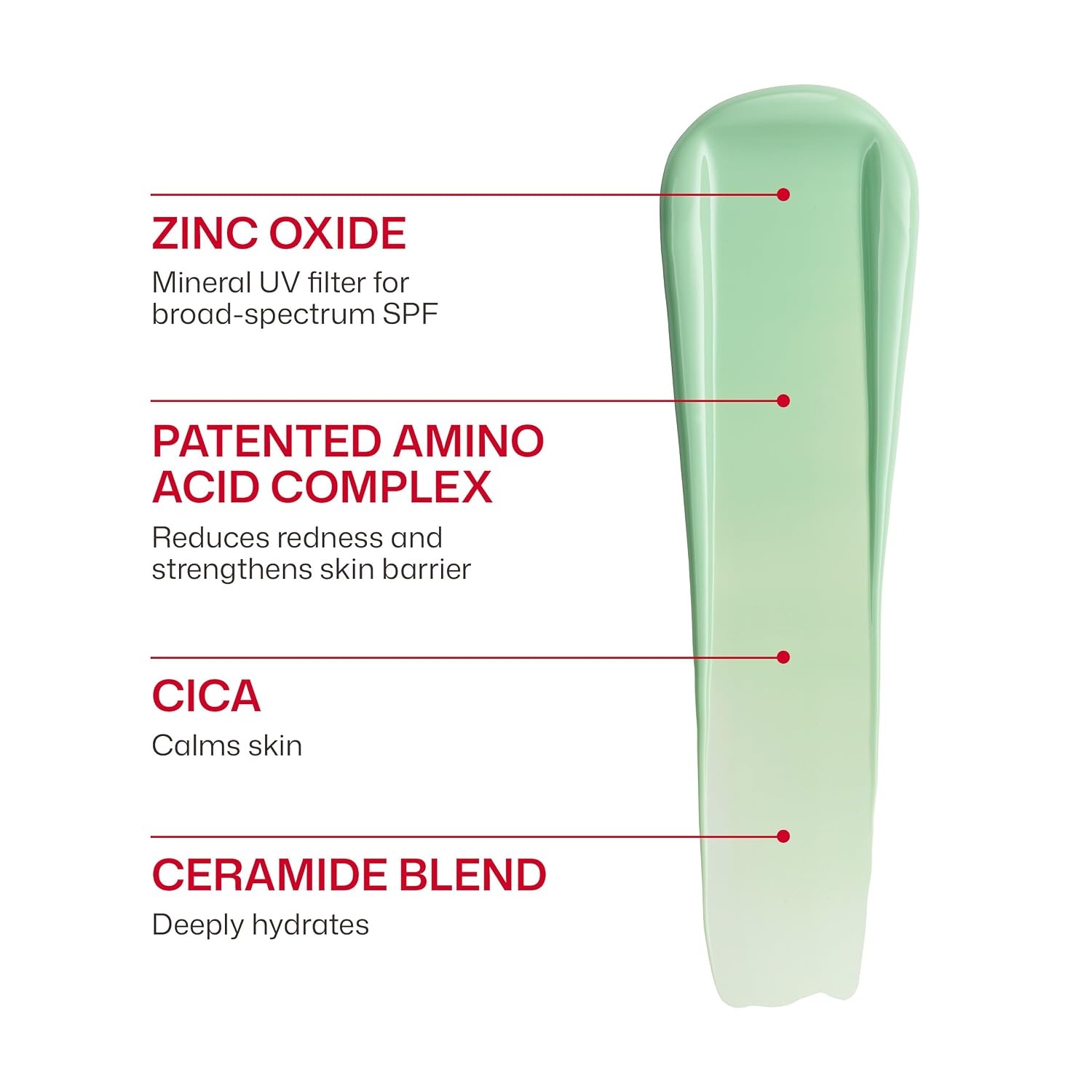 image:imageEltaMD UV Skin Recovery 100 Mineral Face Sunscreen SPF 50 Red Color Correcting Safe For Rosacea and PostProcedure Skin No White Cast Zinc Oxide Dermatologist RecommendedGreen Tinted 05 oz
