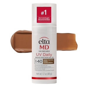 EltaMD UV Daily Face Sunscreen Moisturizer, Zinc Oxide, SPF 40 and SPF 50 | Hydrates and Protects Dry Dehydrated Skin, Lightweight, No White Cast, Dermatologist Recommended, Available in Three Tints(05 – Deep Tint (1.7 oz))