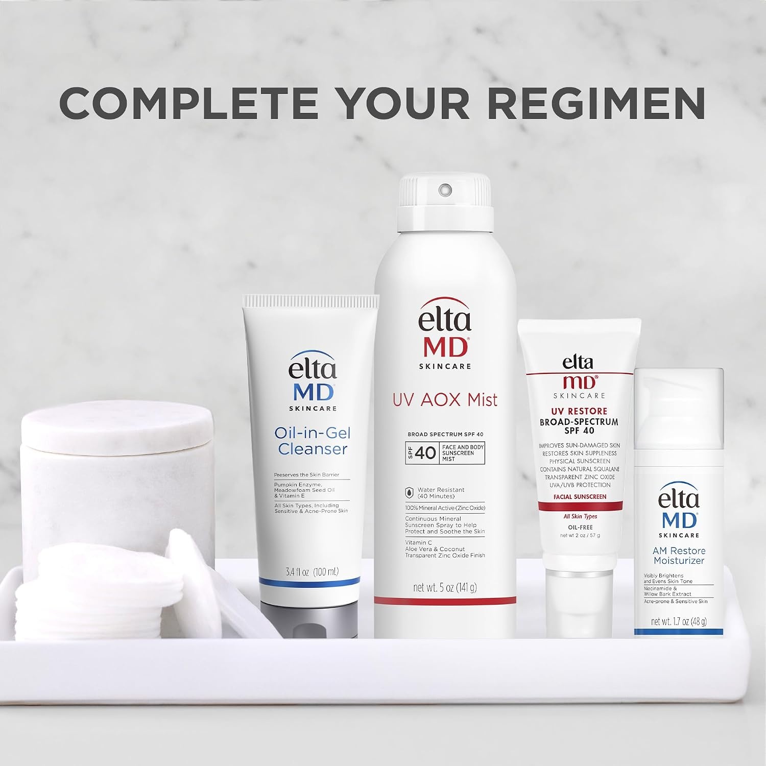 image:imageEltaMD OilInGel Face Cleanser Gentle Makeup Remover 34 oz Removes Sunscreen Makeup Sweat Double Cleanses Dermatologist Recommended Daily Face Wash For Sensitive and Dry Skin