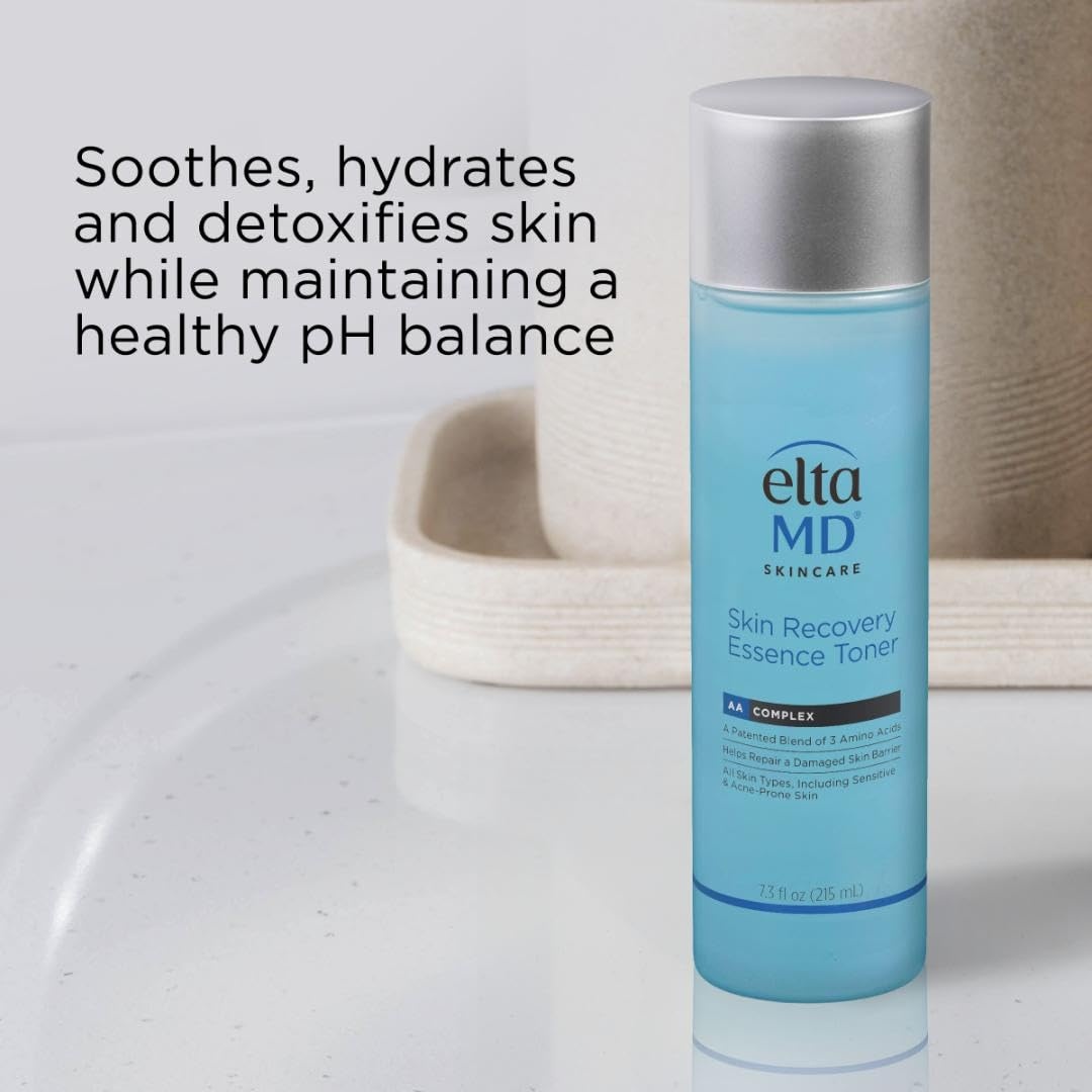image:imageEltaMD Skin Recovery Essence Hydrating Face Toner AlcoholFree 73 oz Hydrates Sensitive and AcneProne Skin Removes Impurities FragranceFree DermatologistRecommended