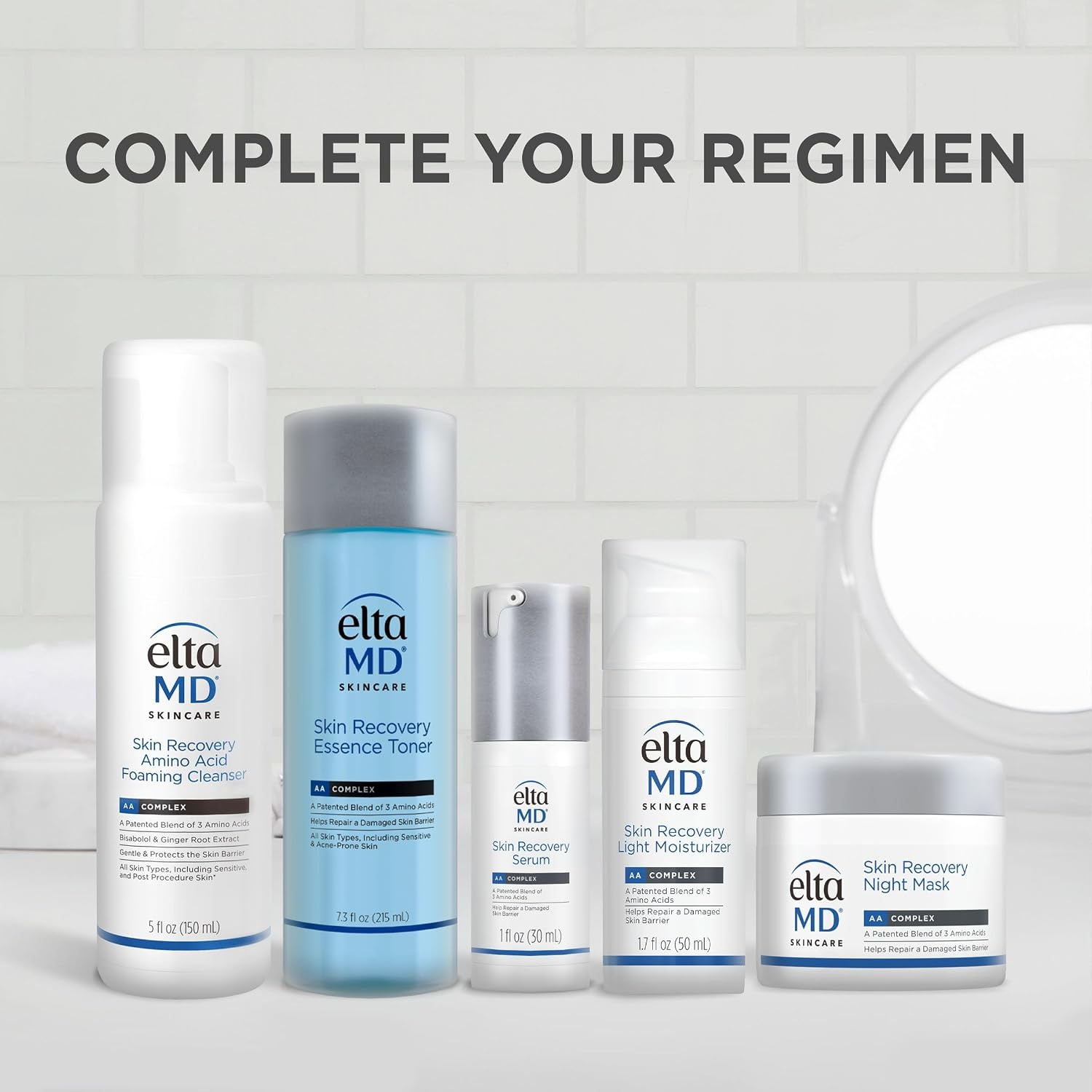 image:imageEltaMD Skin Recovery Light Face Moisturizer for Dry Skin Oil Free 17 oz Lightweight Soothes AcneProne And Sensitive Skin FragranceFree Dermatologist Recommended
