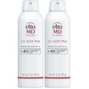 EltaMD UV AOX Mist Mineral Sunscreen Spray SPF 40, Broad Spectrum Face and Body Sunscreen with Zinc Oxide, 100% Mineral Active, Hydration Boost with Antioxidants, Moisturizer with SPF 40, 5 oz(5 Fl Oz (Pack of 2))