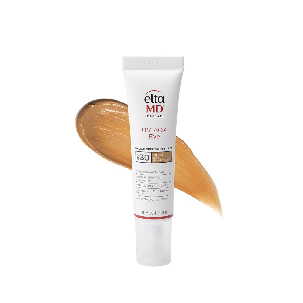 image:imageEltaMD UV AOX Tinted Mineral Sunscreen for Eye Area SPF 30 Tinted Eye Sunscreen 100 Mineral Face Formula with Anxtioxidants 04 oz Tube